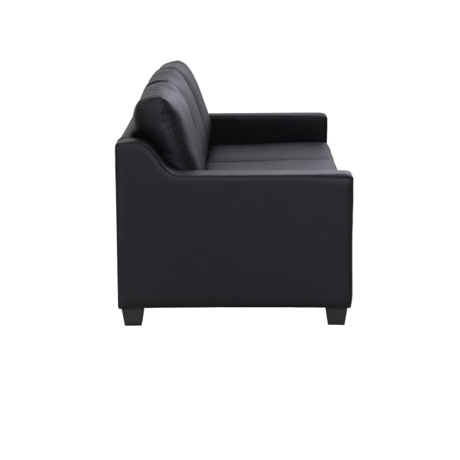 Baleno 3 Seater Sofa - Espresso (Faux Leather) - 2