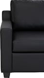 Baleno 3 Seater Sofa with Baleno Armchair - Espresso (Faux Leather) - 5