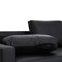 Baleno 3 Seater Sofa with Baleno Armchair - Espresso (Faux Leather) - 7