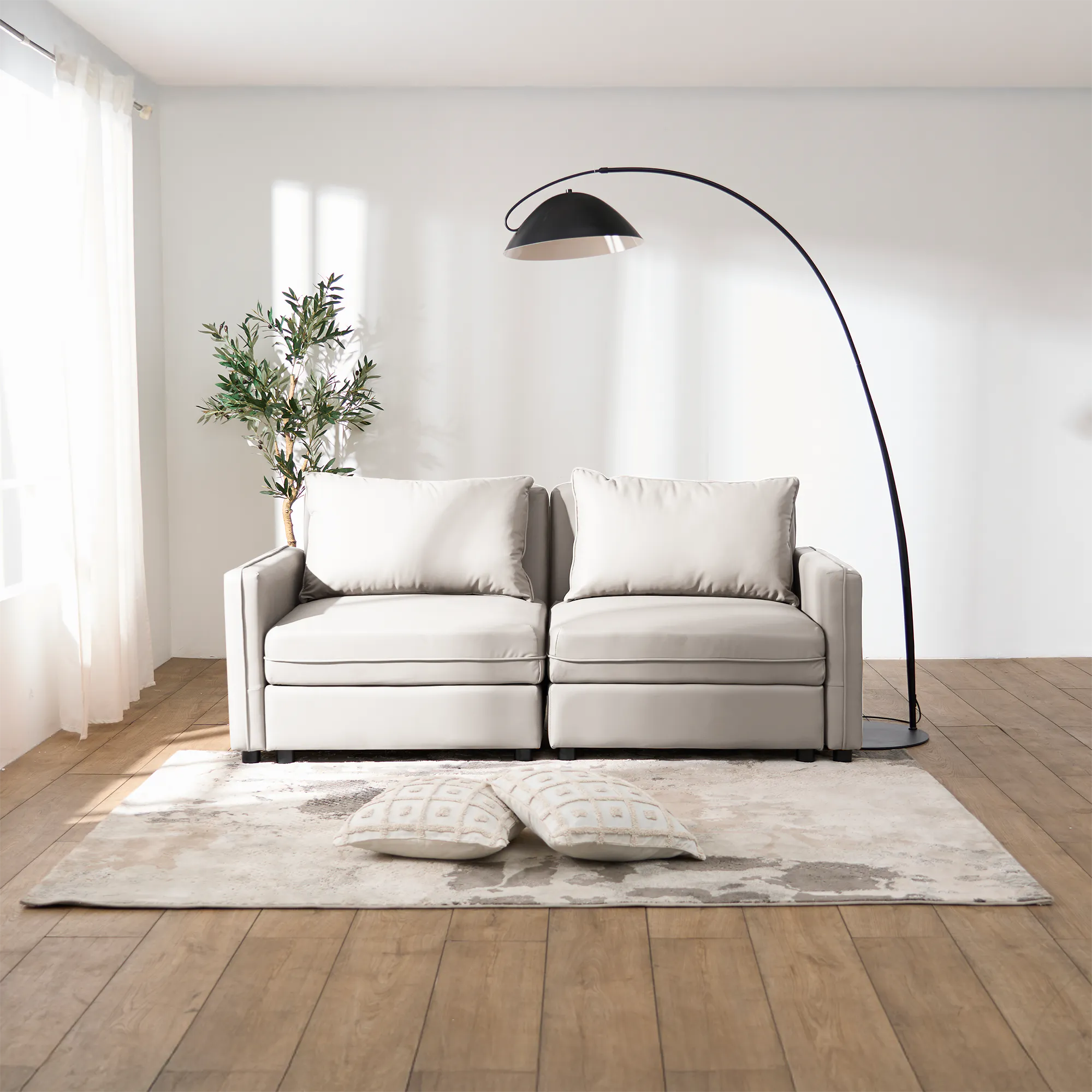 (As-is) Cameron Corner Unit - Grey (Pet Friendly) - 16