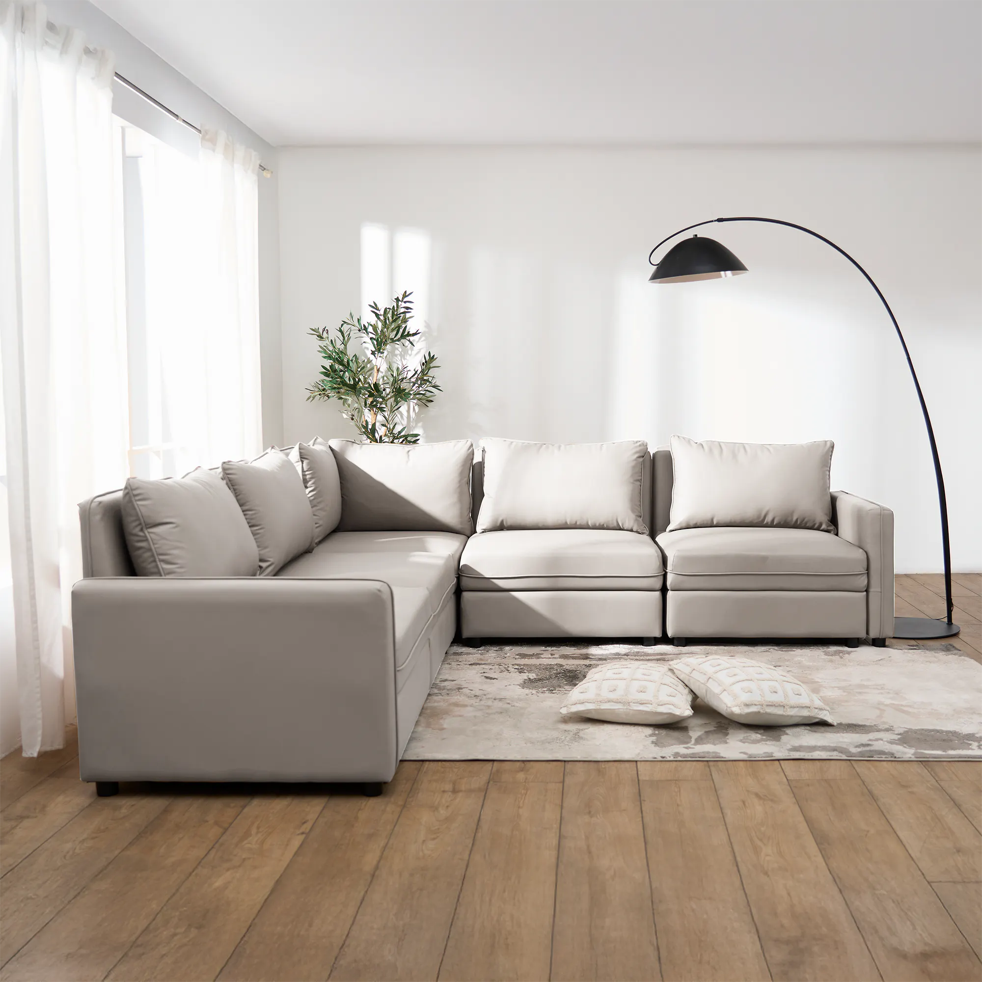 (As-is) Cameron Corner Unit - Grey (Pet Friendly) - 17