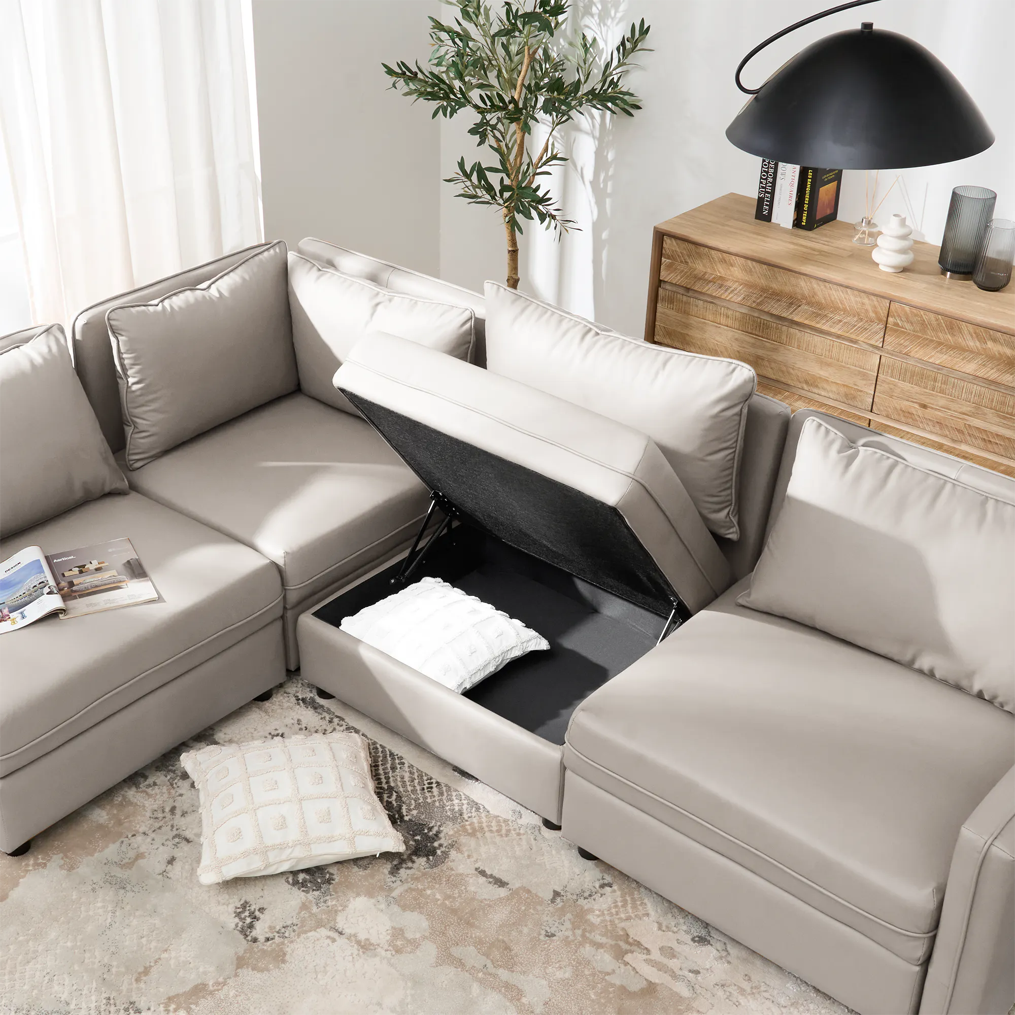 (As-is) Cameron Corner Unit - Grey (Pet Friendly) - 18