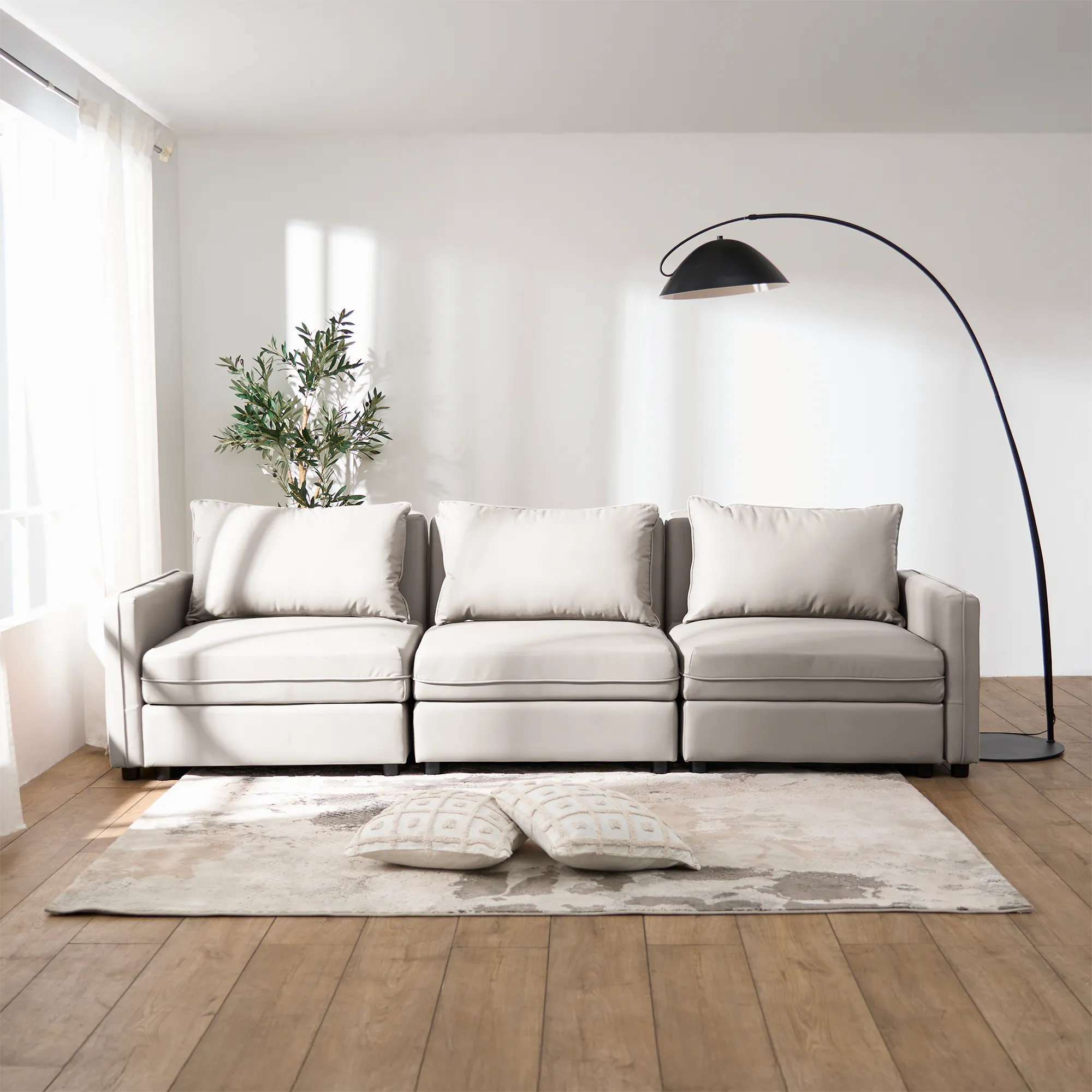 (As-is) Cameron Corner Unit - Grey (Pet Friendly) - 20