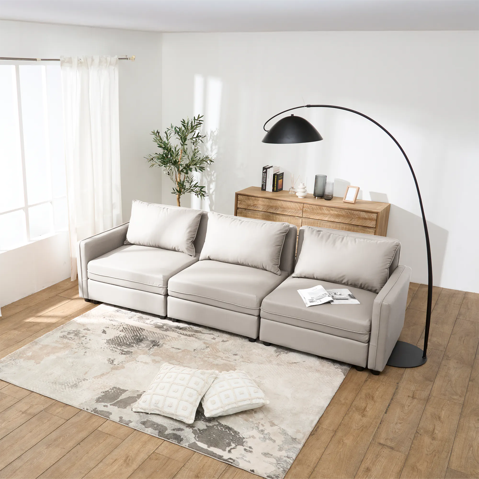 (As-is) Cameron Corner Unit - Grey (Pet Friendly) - 21