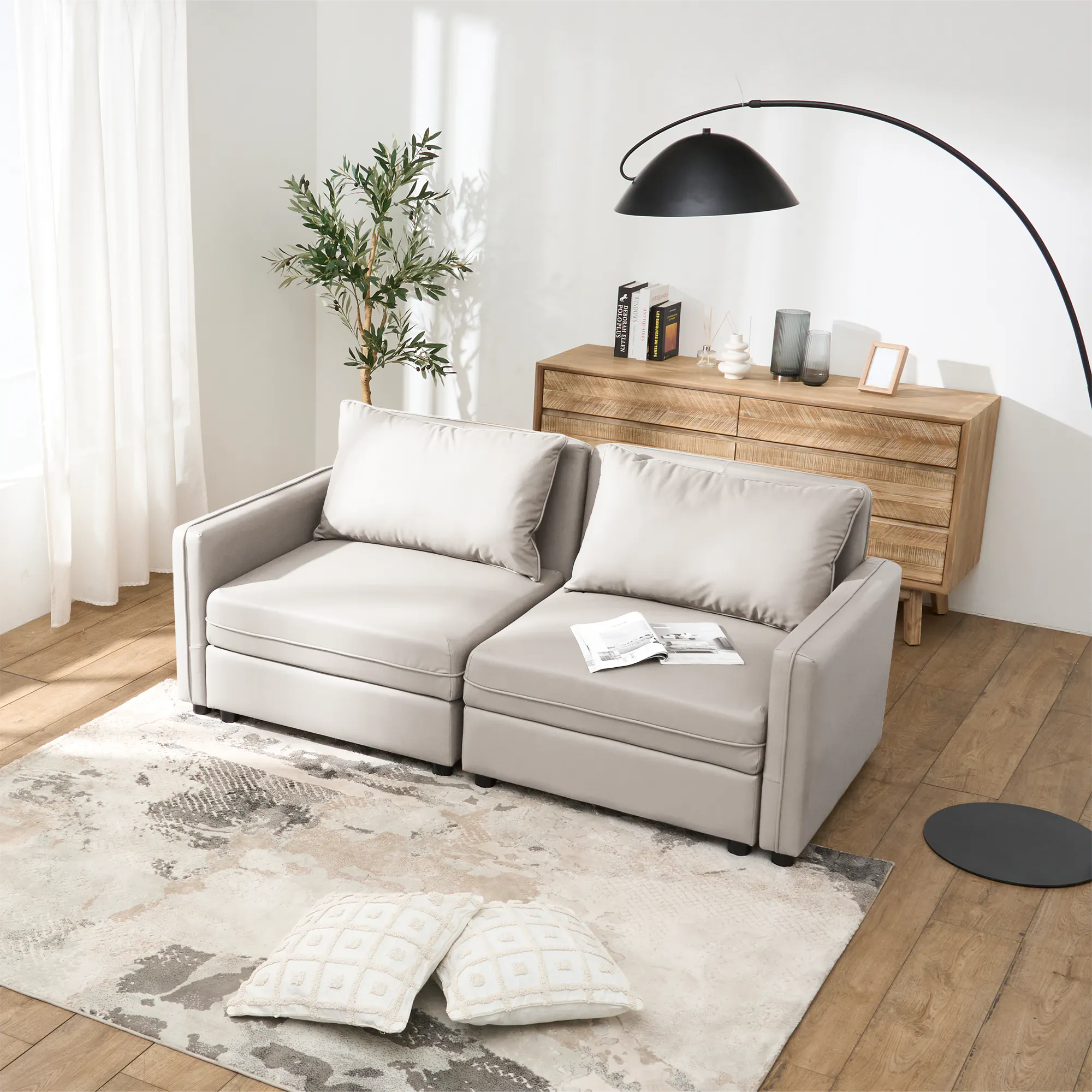 (As-is) Cameron Corner Unit - Grey (Pet Friendly) - 11