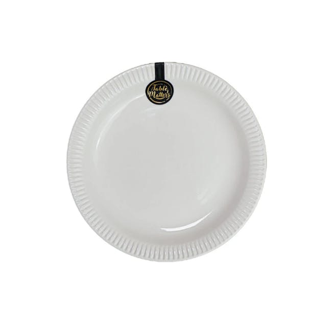 Table Matters Royal White Plate (2 Sizes) - 0