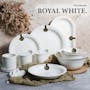 Table Matters Royal White Plate (2 Sizes) - 7