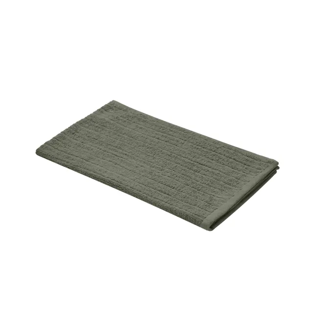 EVERYDAY 100% Cotton Hand Towel 70 x 40 cm - Olive - 3 - Rug, bath mat, textured, soft, cozy, comfortable, warm, inviting