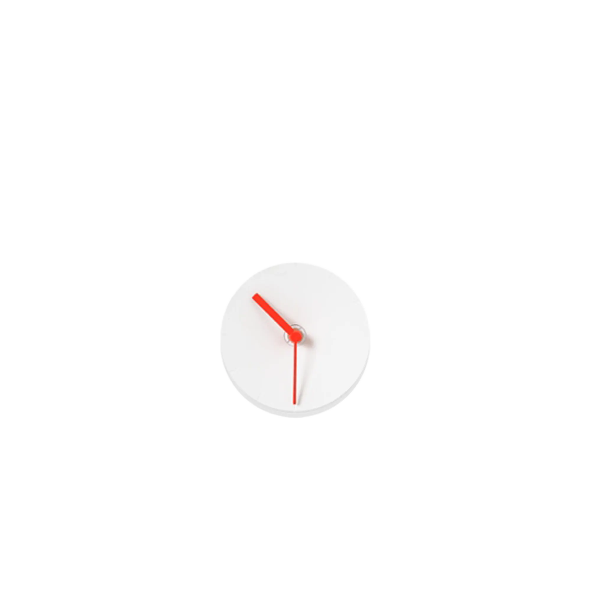 Mosery Corner Wall Clock - White