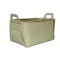 Vegan Leather Storage Basket - Sage - 0