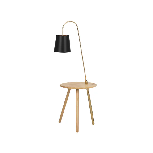 Alonso Floor Lamp / Side Table - 1