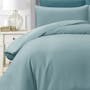 Hillcrest Comfy Lux Solid 988TC Fitted Sheet Set – Light Teal (4 Sizes) - 4