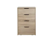 Tyra 4 Drawer Chest 0.6m - Oak