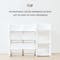 IFAM Design Storage Rack & Bookshelf - White - 6