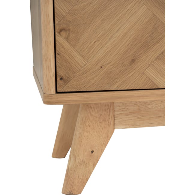 Lowell Sideboard 1.8m - 19 - Herringbone pattern, natural wood grain, light brown finish, geometric design, wooden