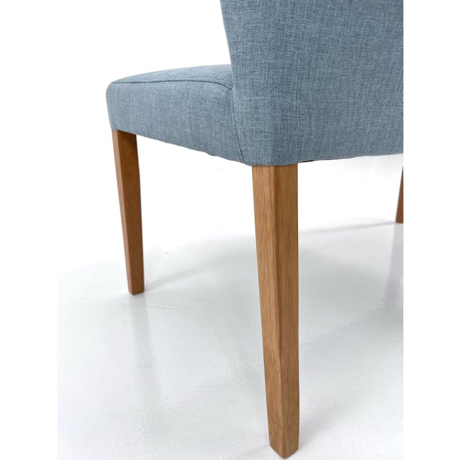 Rhoda Bench 1.1m - Natural, Light Blue - 9