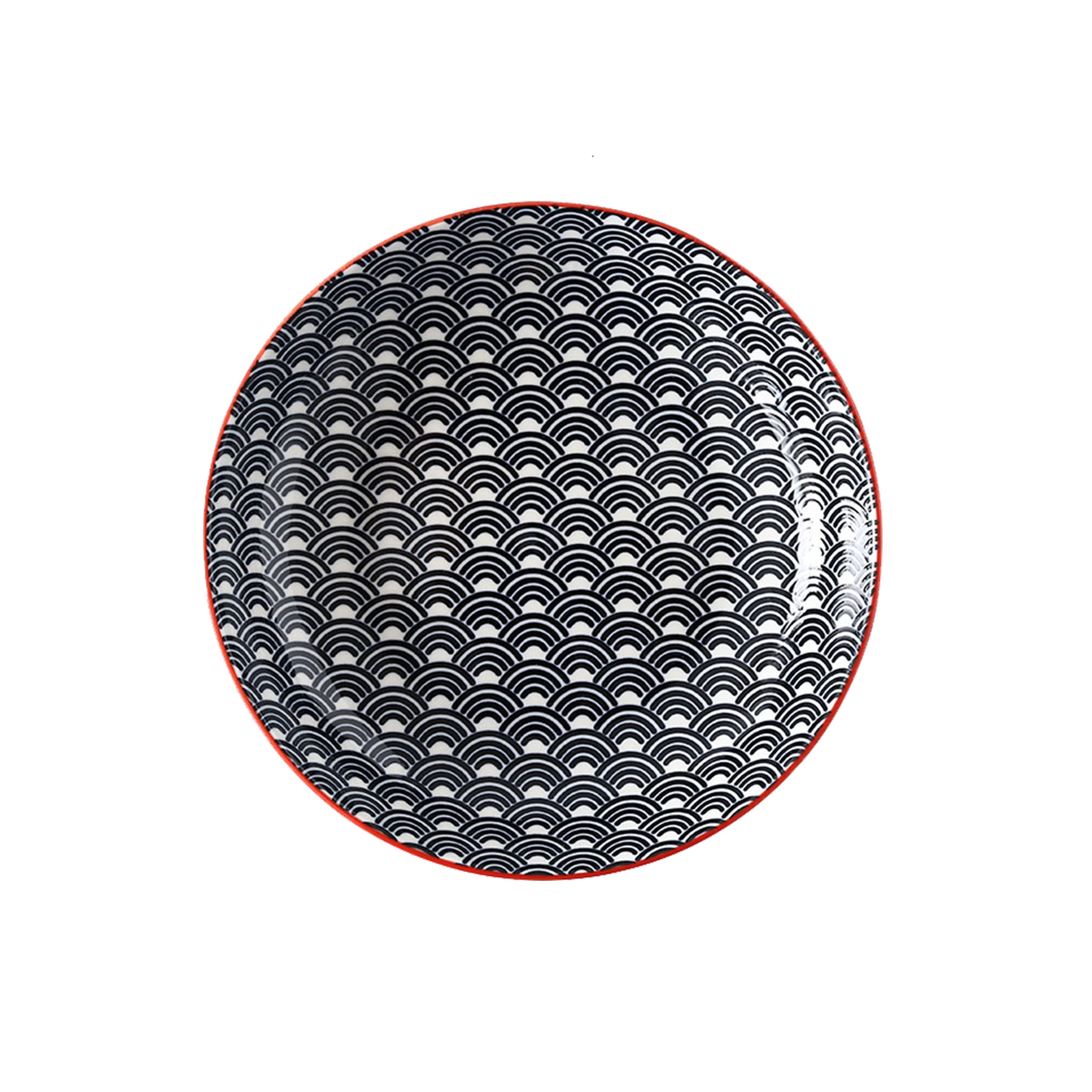 Table Matters Blue Wave Coupe Plate