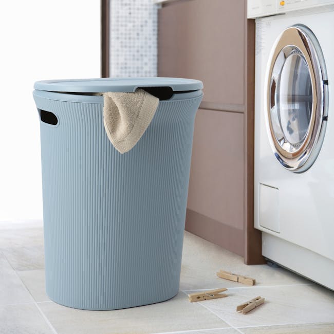 Tatay Laundry Basket - Blue Mist (2 Sizes) - 40L - 3