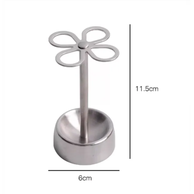 Clover Toothbrush Holder (Stainless Steel) - 7
