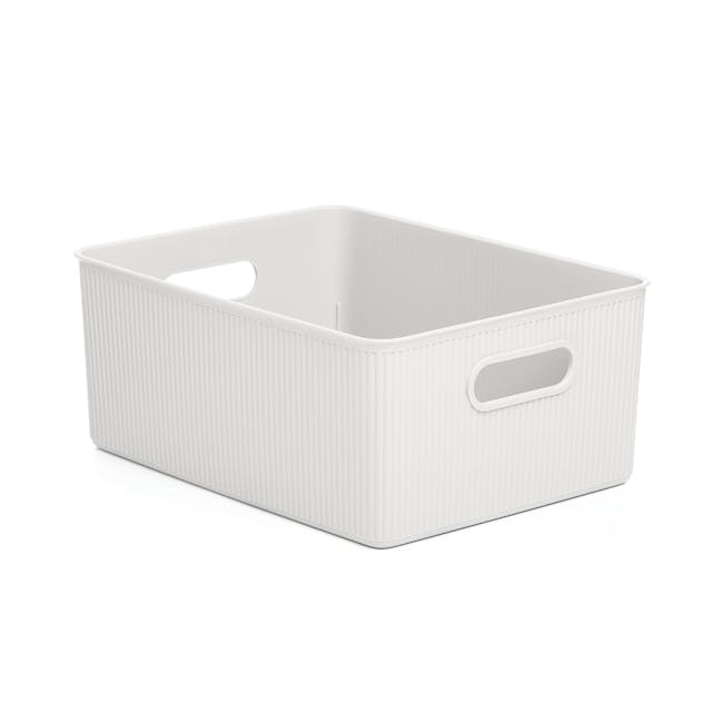 Tatay Organizer Storage Basket - White (4 Sizes) - 5L - 10