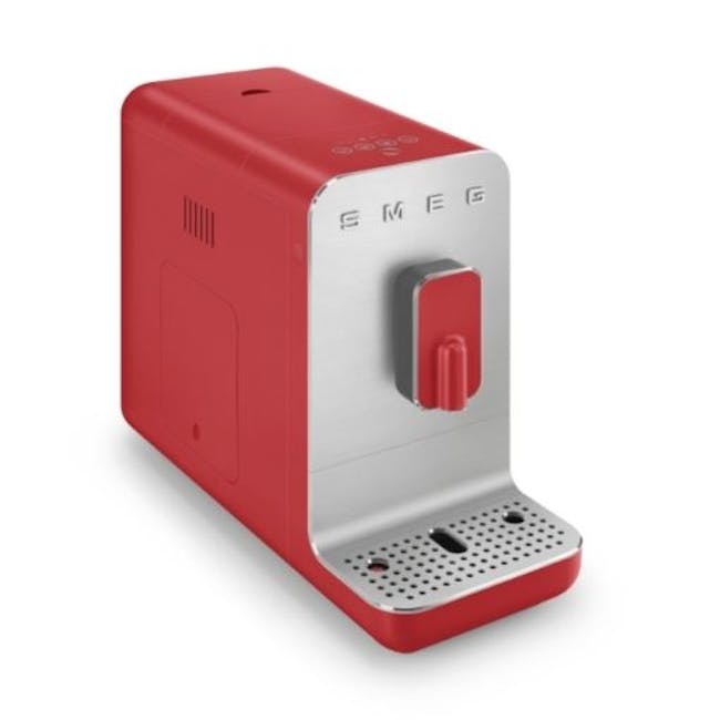 SMEG Bean-To-Cup Coffee Machine - Red - 6