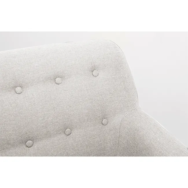 Emma 2 Seater Sofa - Sand - 7 - Elegant tufted upholstery design, Classic tufted upholstery style, Modern tufted upholstery