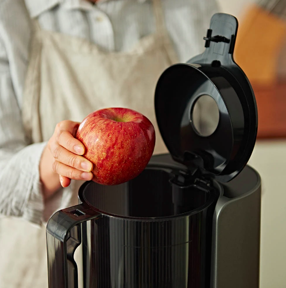 Hurom H200 Cold Pressed Slow Fruit Juicer Easy Series Matte White