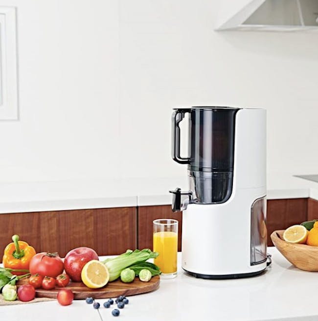 Hurom H200 Cold Pressed Slow Fruit Juicer Easy Series - Matte White - 1
