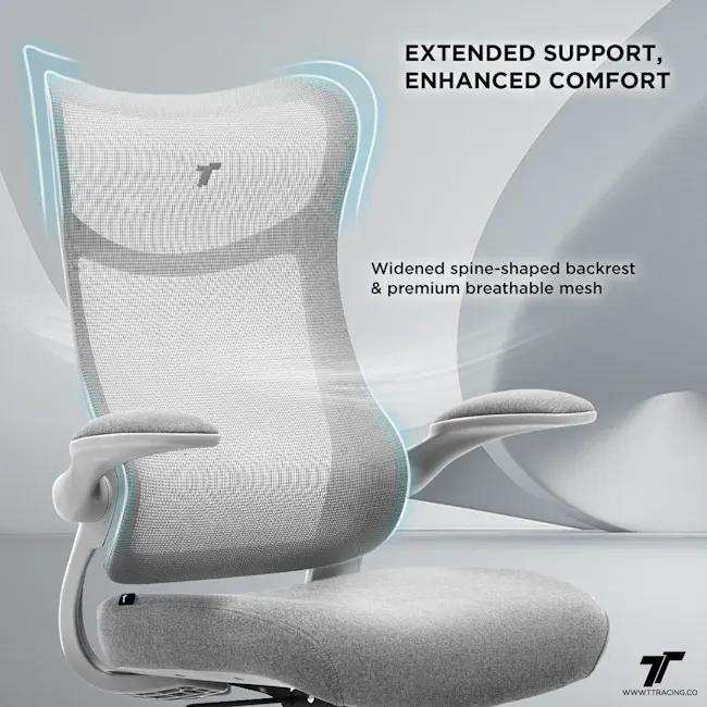 TT AIRFLEX V2 Ergochair - Graphite Black - 3