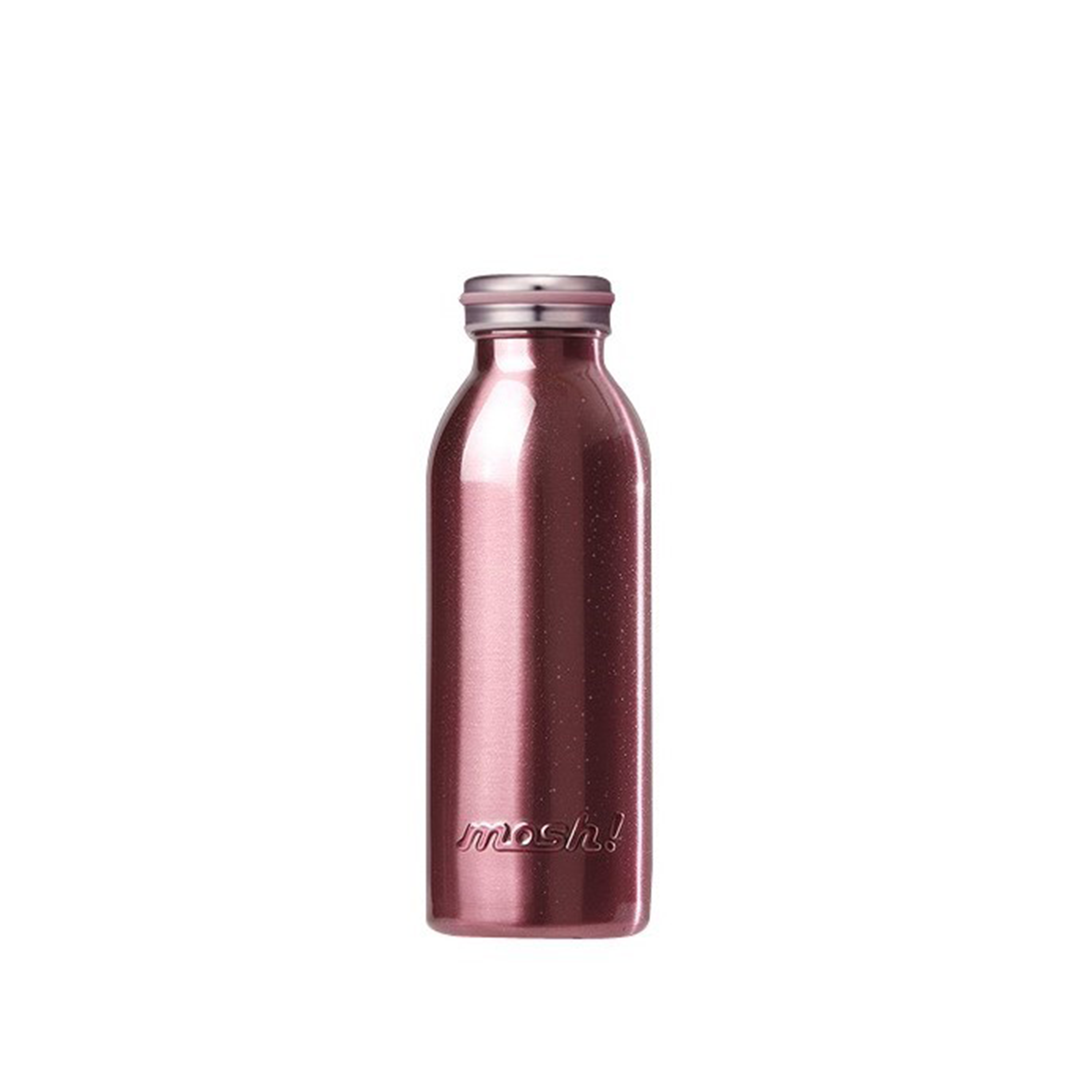 MOSH! Double-walled Stainless Steel Bottle 450ml -  Pearl Pink