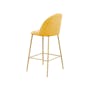 Chloe Bar Chair - Sunshine Yellow (Fabric) - 2