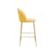 Chloe Bar Chair - Sunshine Yellow (Fabric) - 1