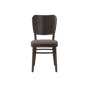 Beverly Dining Chair - Dark Chestnut, Chestnut (Fabric) - 1