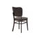 Beverly Dining Chair - Dark Chestnut, Chestnut (Fabric) - 3