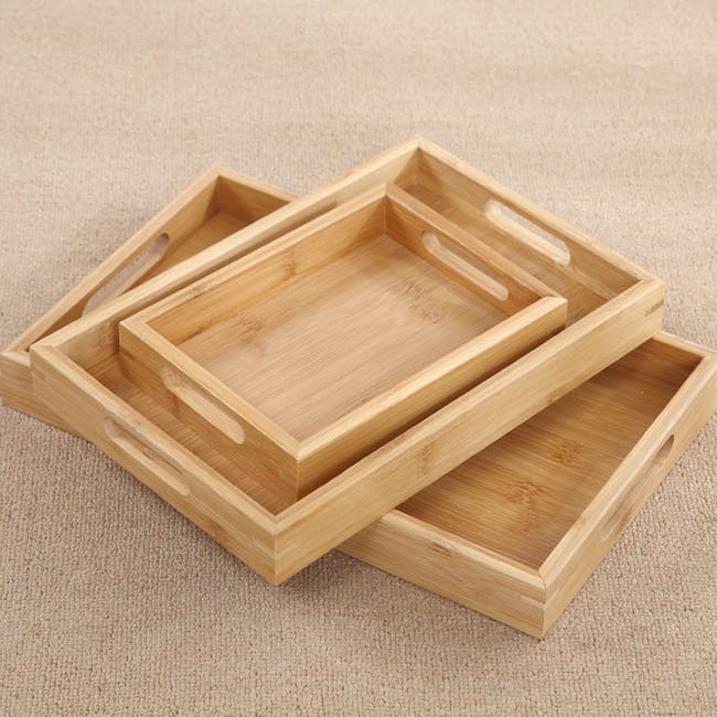 Dona Wooden Serving Tray 22 x 35 cm - 3