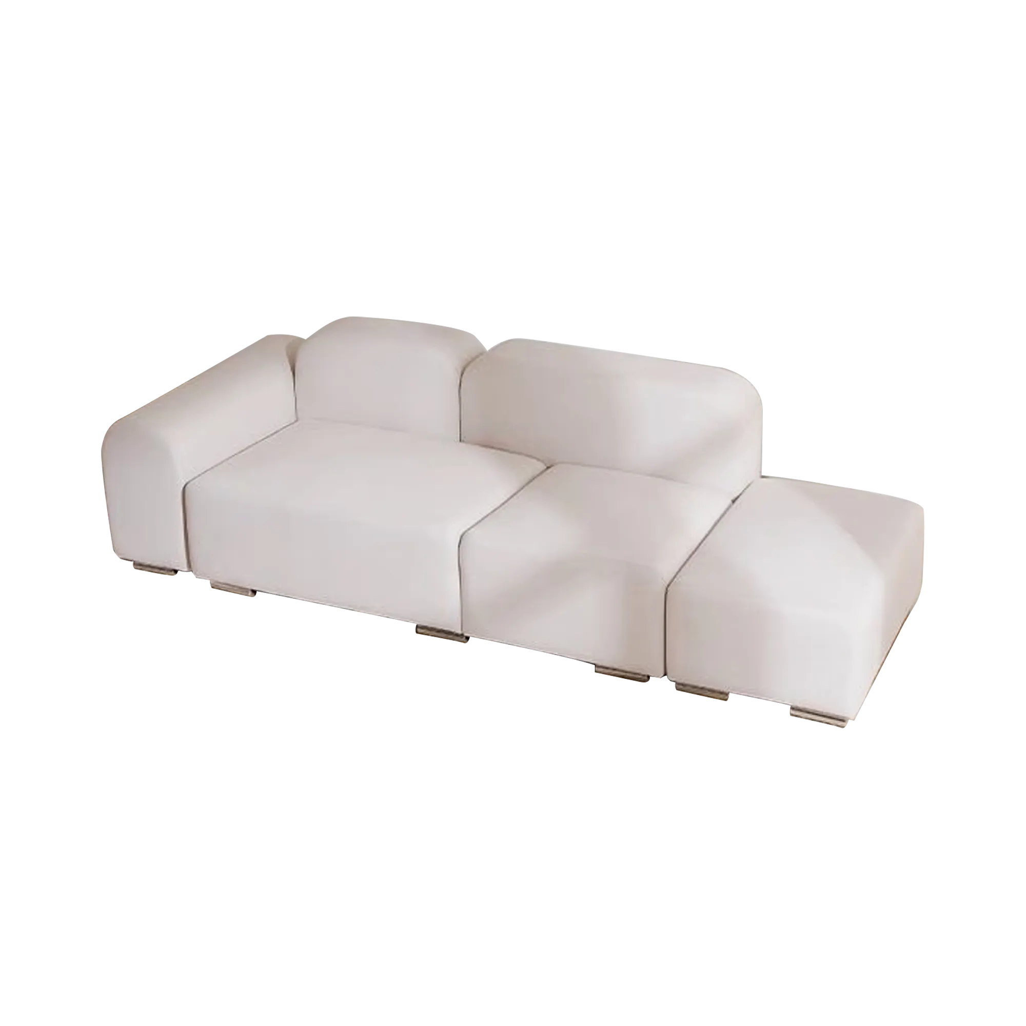 Sonata 3 Seater Extended Sofa - Ivory (Pet Friendly)