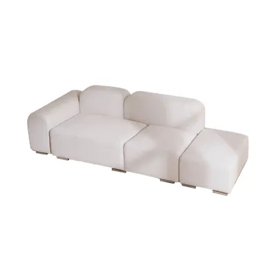 Sonata 3 Seater Extended Sofa - Ivory (Pet Friendly)