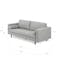 Nolan 3 Seater Sofa - Dark Grey (Premium Aniline Leather) - 4