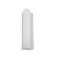Chelsea Arched Mirror Cabinet 40x165cm - White