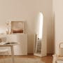 Chelsea Arched Mirror Cabinet 40x165cm - White - 3