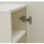 Chelsea Arched Mirror Cabinet 40x165cm - White - 5