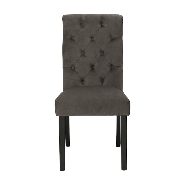 Brunswick Dining Chair - Dark Grey - 1