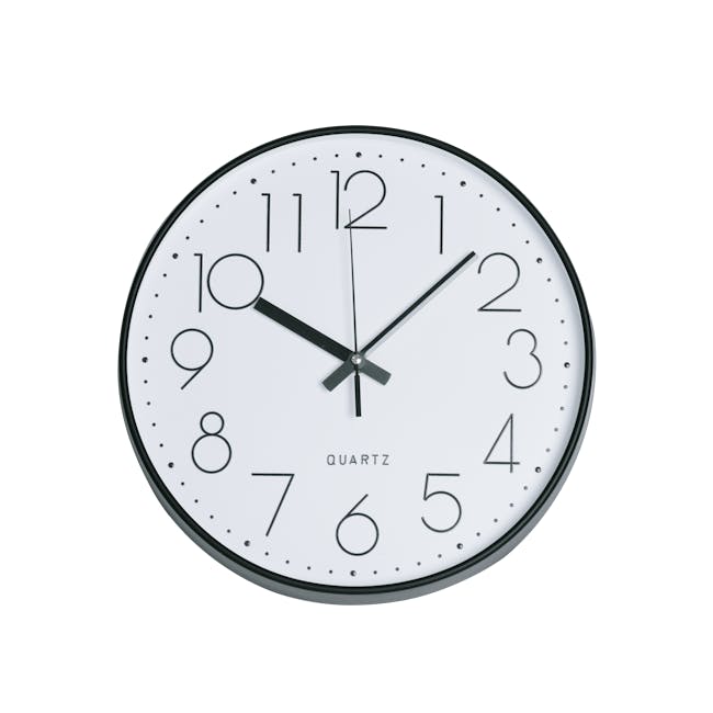Numbera Wall Clock - White - 0