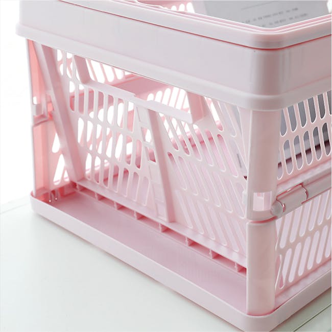 Kono Foldable Storage Basket 33L - Pink - 3