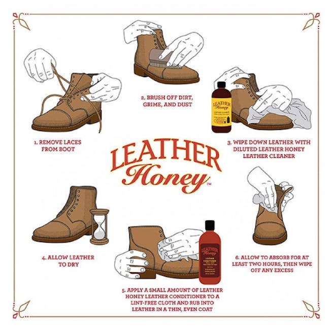 Leather Honey™ Leather Cleaner 4oz (Concentrated) - 3