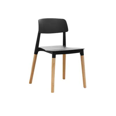 (As-is) Romeo Chair - Black