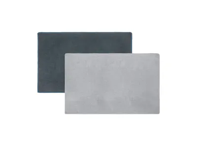 Milton Home Kitchen Microfiber Rectangle Towel (2 Pieces) - Cool