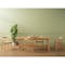 Meera Extendable Dining Table 1.6m-2m in Taupe with 4 Greta Chairs in Natural - 23