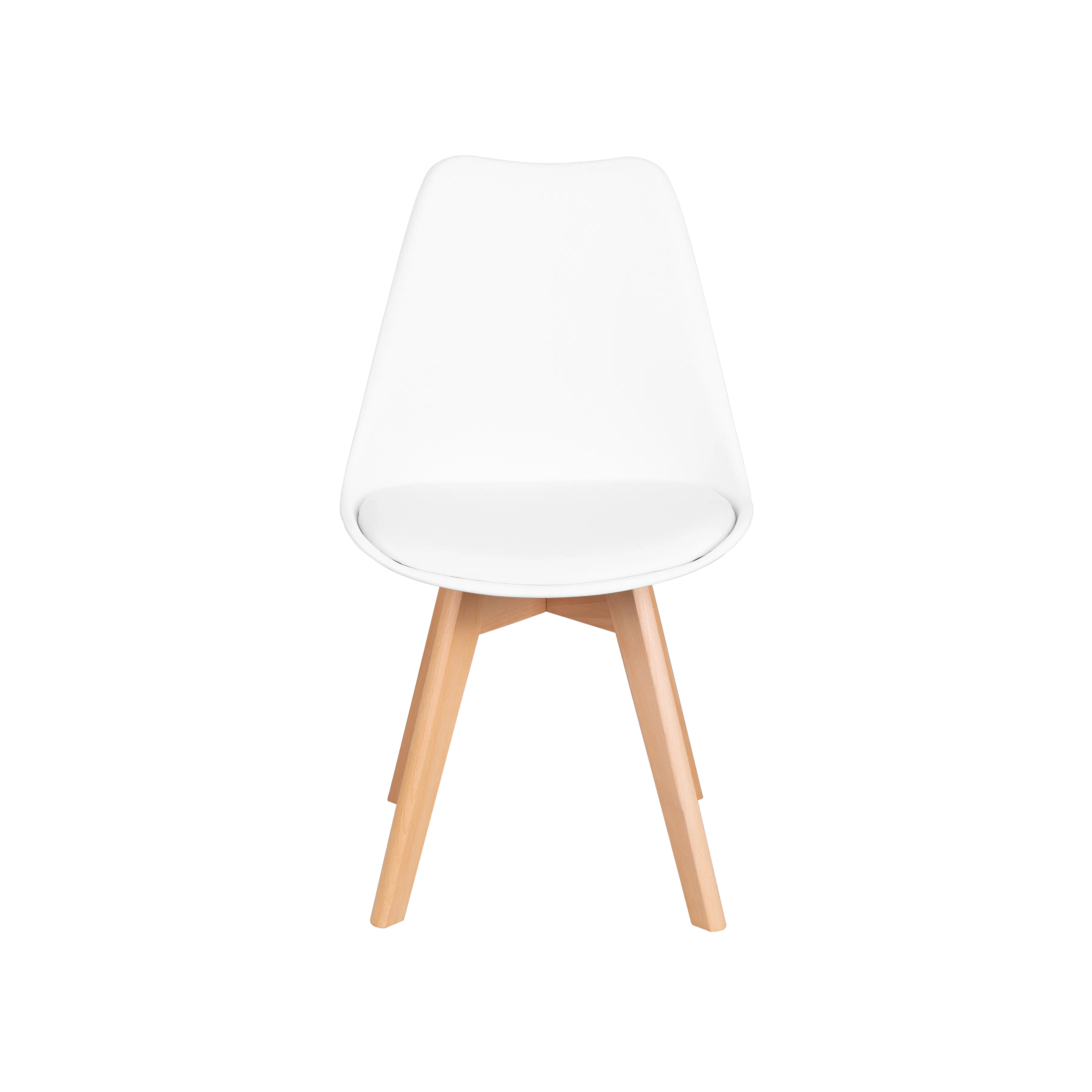 (As-is) Linnett Chair - Natural, White - 4 - 7