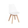 Linnett Chair - Natural, White - 5